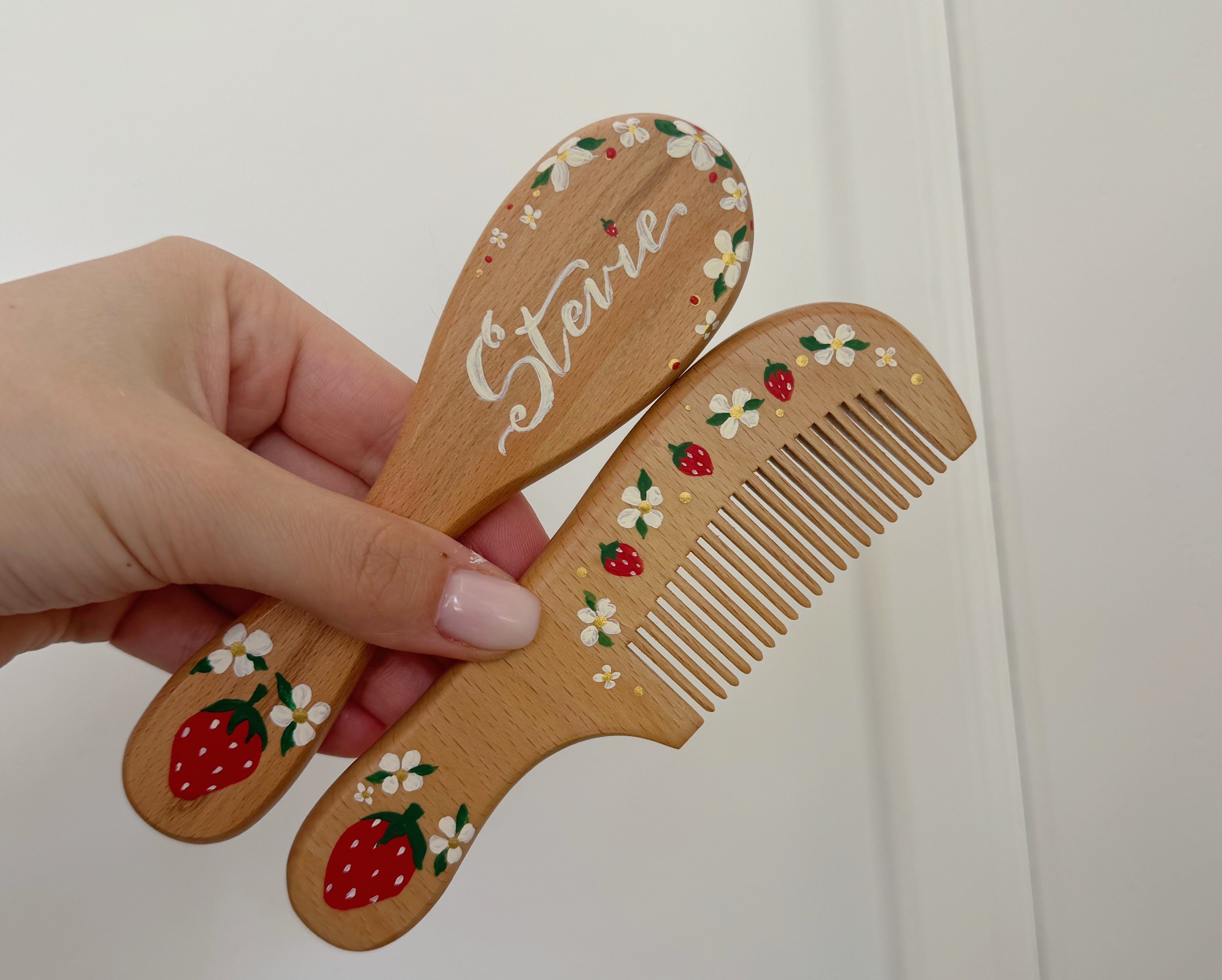 Custom Baby Hairbrush + Comb