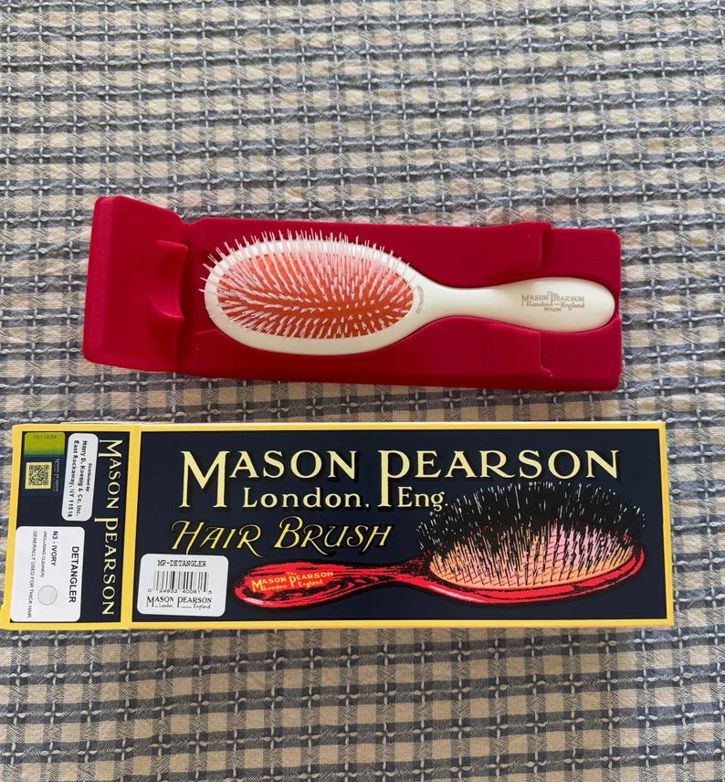 Goose Mason Pearson Hand-Painted Handy Size Hairbrush