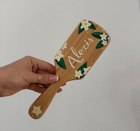 Adult Size Painted Hairbrush - Bridesmaid Proposal Gift - Best Friend Gift - Valentine’s Gift