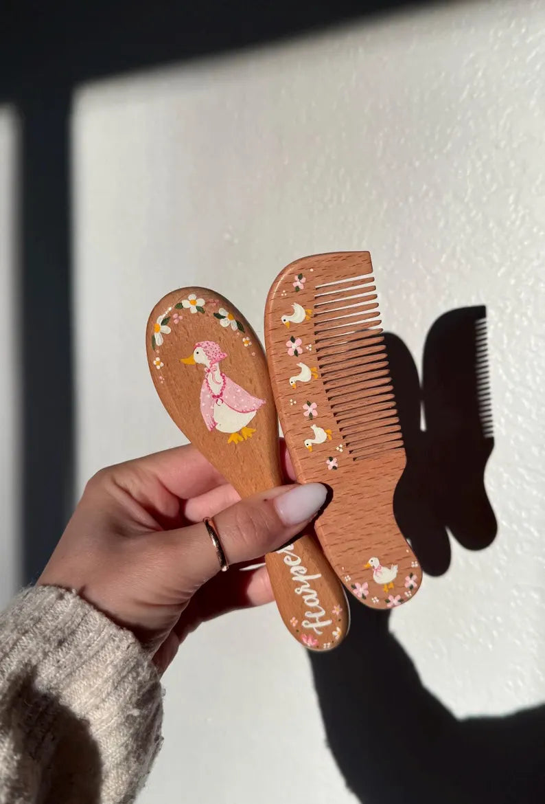 Custom Baby Hairbrush + Comb